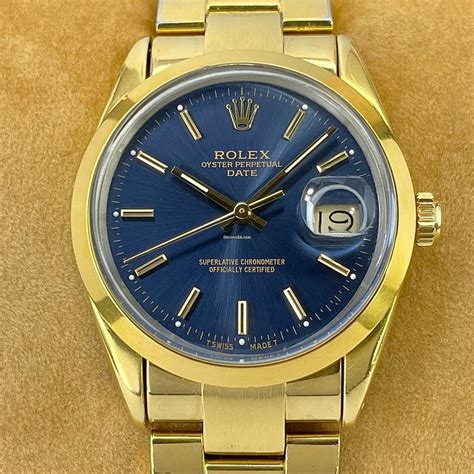 rolex 15505 gold plated.